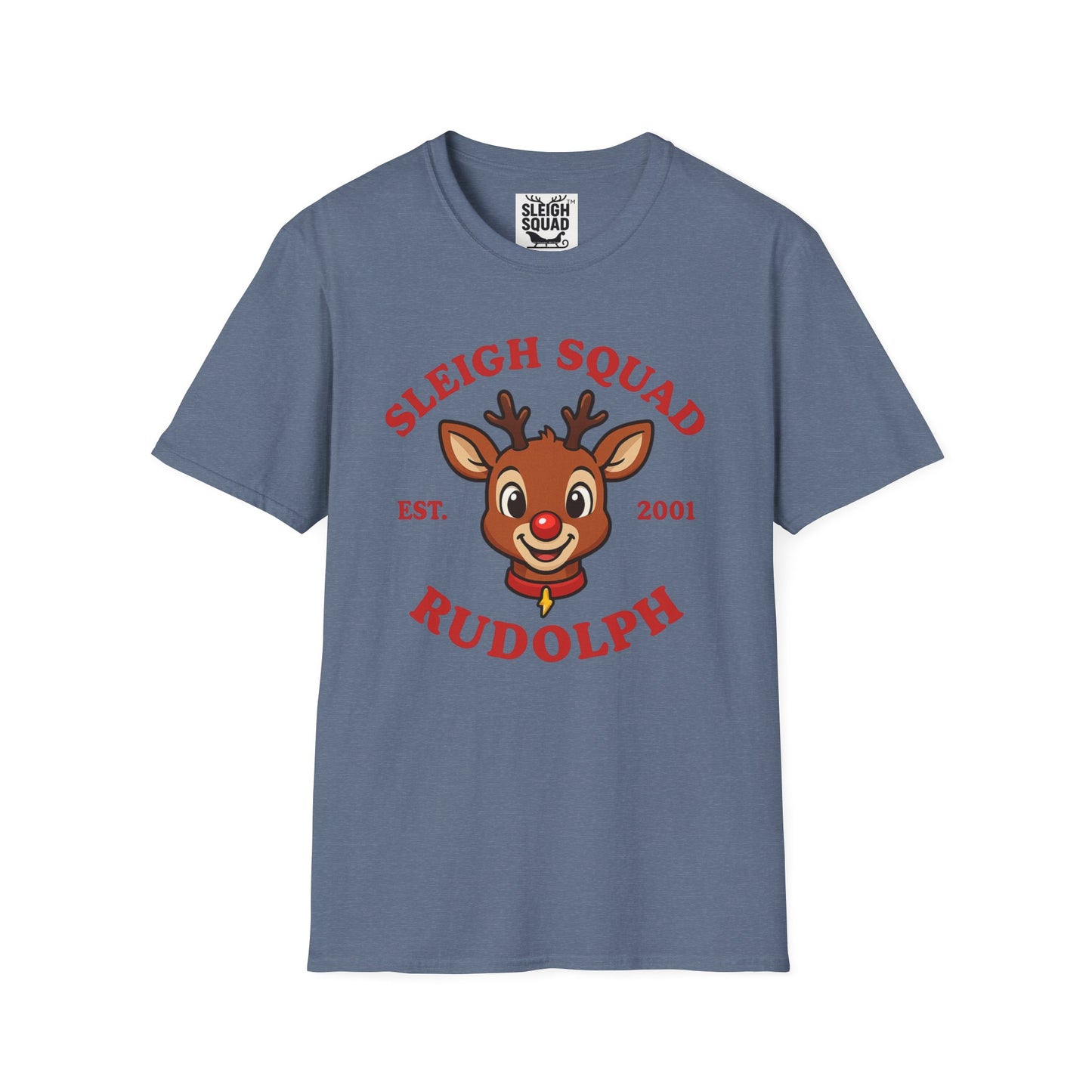 Sleigh Squad Unisex T-Shirt - Christmas Rudolph Tee