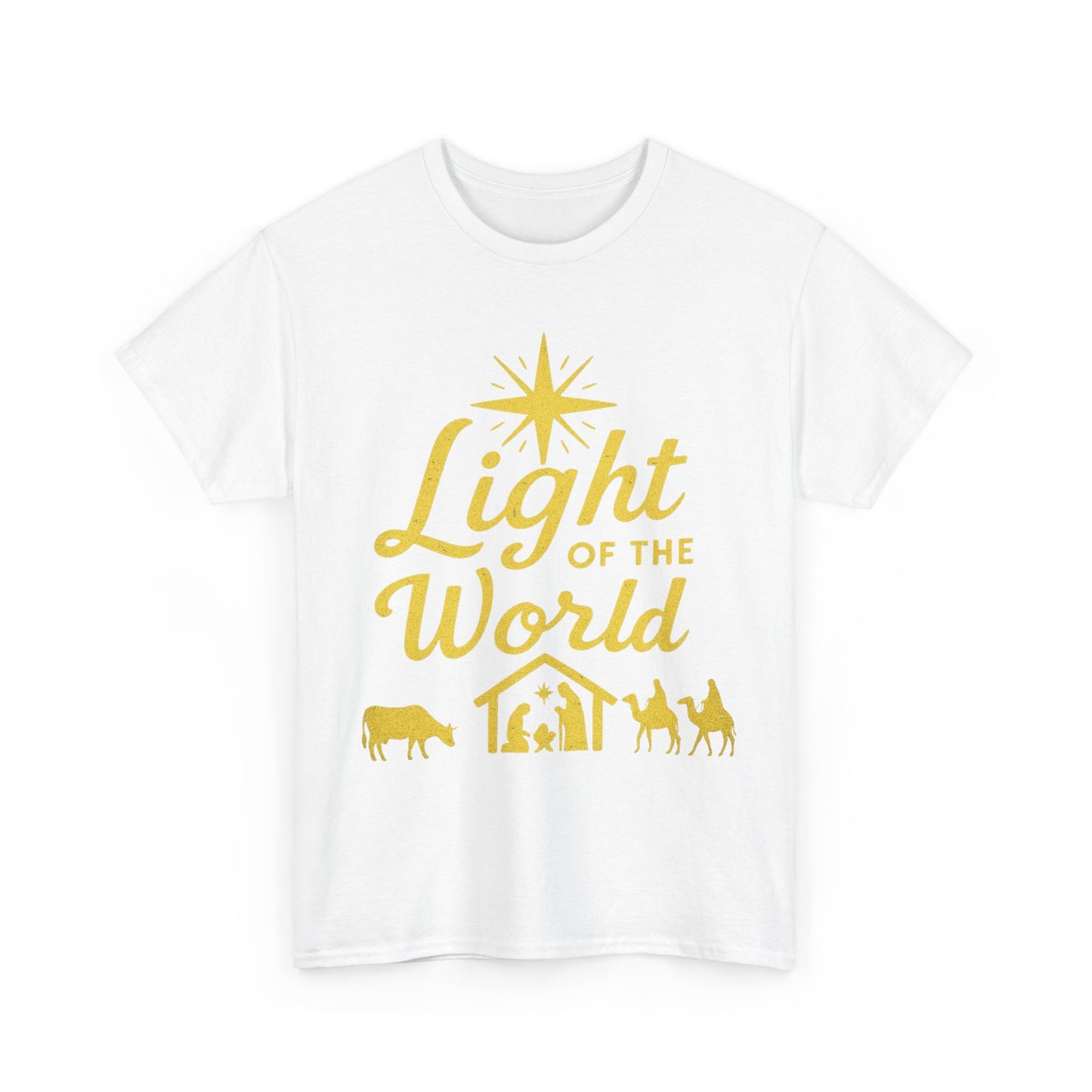 Christmas Nativity Unisex Tee - LIGHT OF THE WORLD