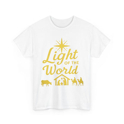 Christmas Nativity Unisex Tee - LIGHT OF THE WORLD