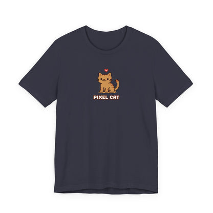 Pixel Cat T‑Shirt — Retro 8‑Bit Kitty Graphic Tee