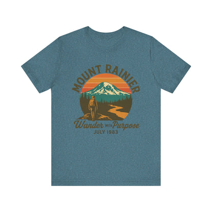Adventure Tee - Wander with Purpose Retro Hiker