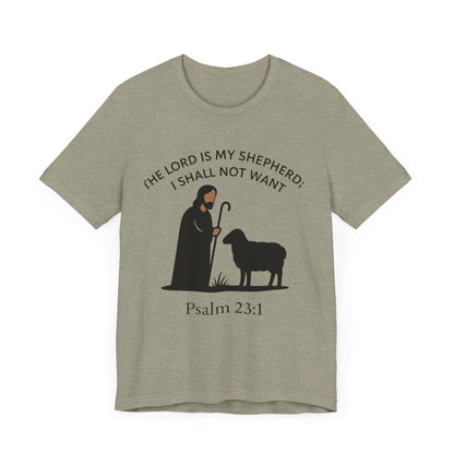 Christian Tee - Jesus Shepard and Black Sheep Design