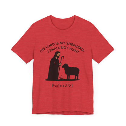 Christian Tee - Jesus Shepard and Black Sheep Design