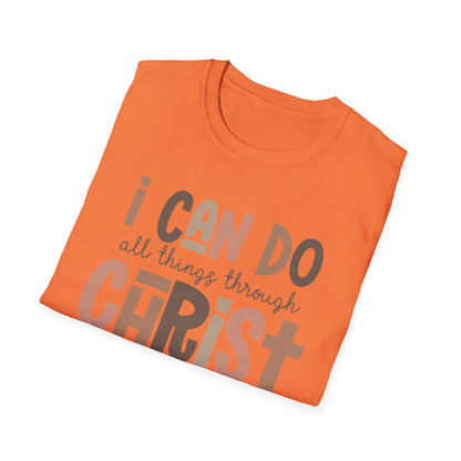 Faithful Unisex Tee with Inspirational Text - Earthtone Colors