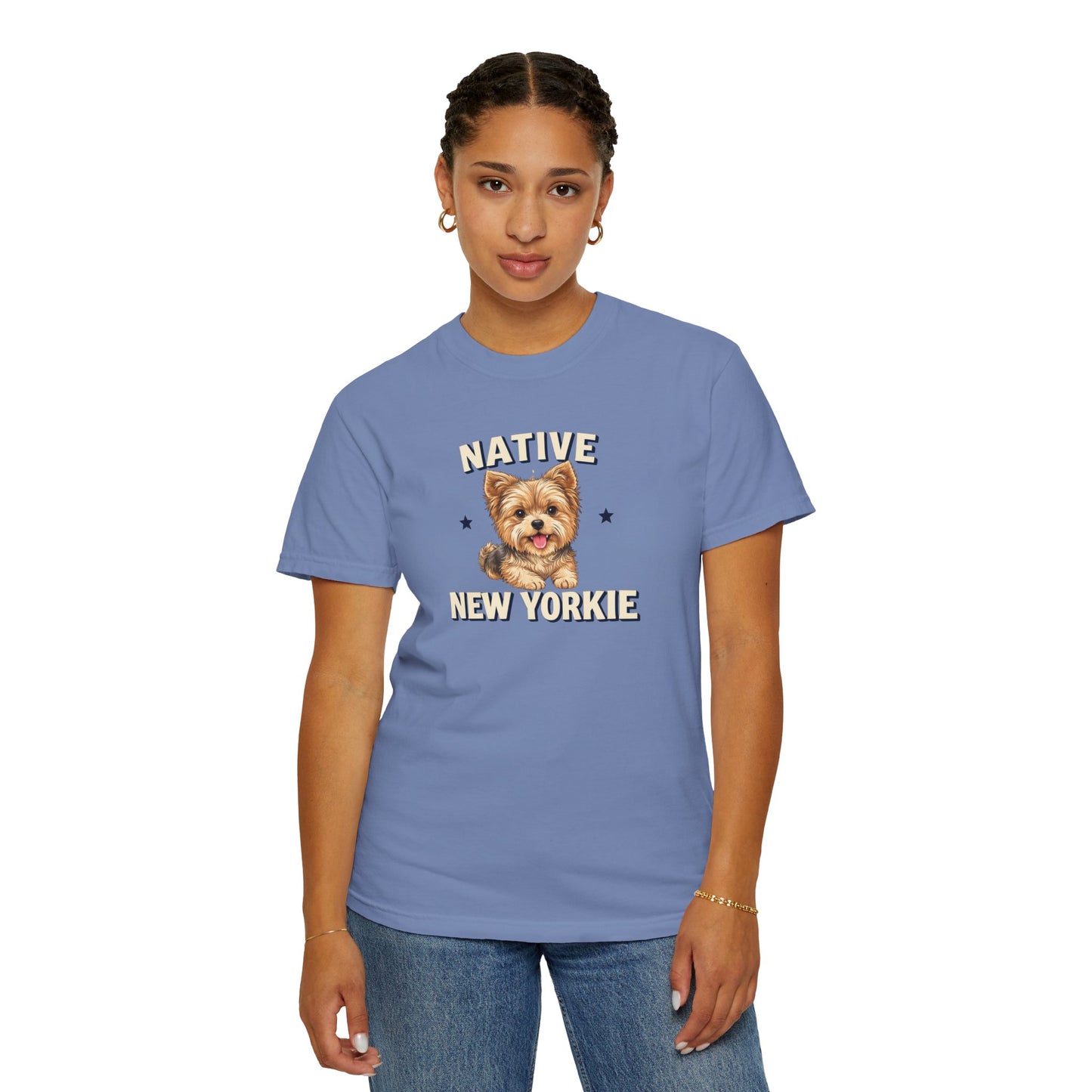 Native New Yorkie T-Shirt — Yorkie Mom/Dad NYC Dog Lover Tee