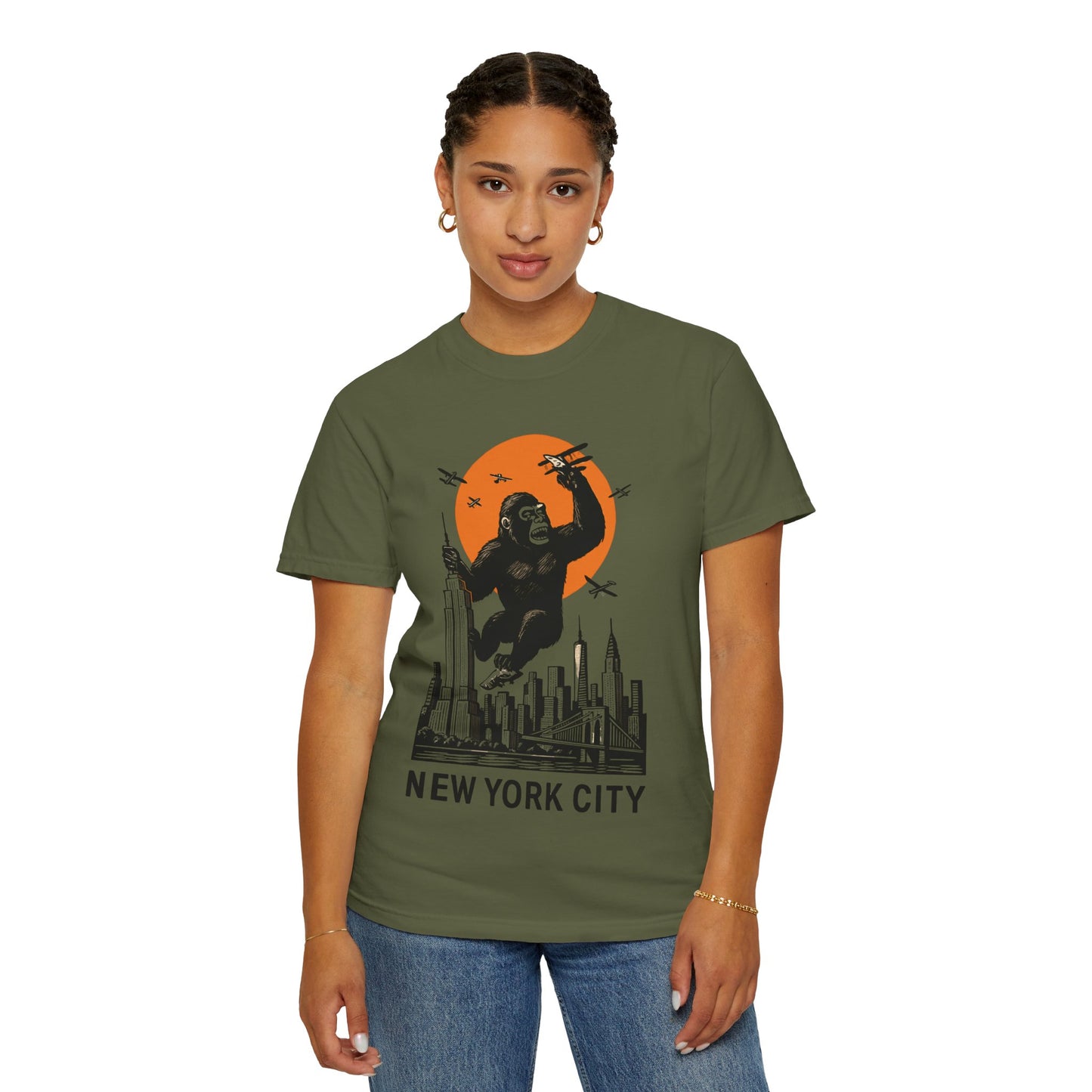 New York King Kong Skyline T-Shirt