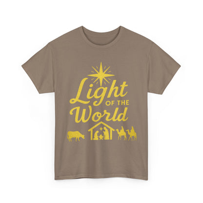 Christmas Nativity Unisex Tee - LIGHT OF THE WORLD