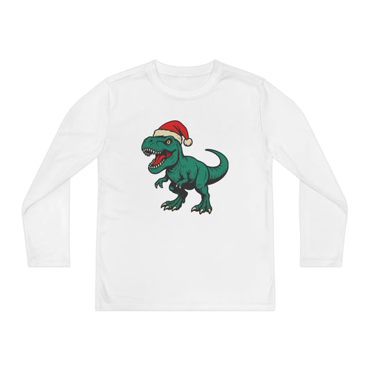 Long Sleeve Dinosaur Holiday Tee