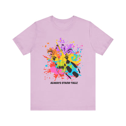Watersplash Giraffe Tee - Stand Tall