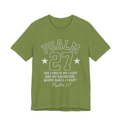 PSALM 27 Black Sporty Tee