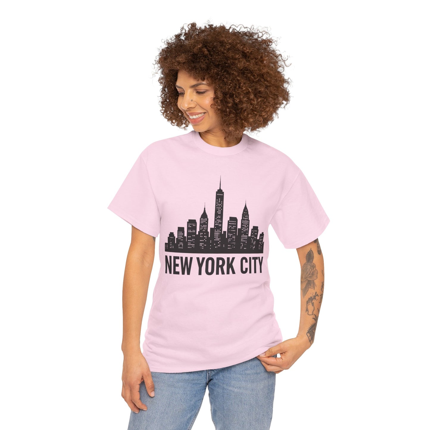 New York City Skyline T-Shirt — NYC Skyline Silhouette Tee
