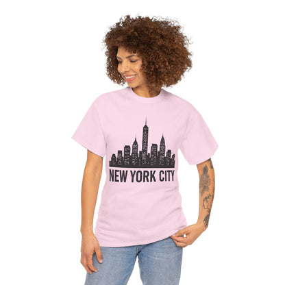 New York City Skyline T-Shirt — NYC Skyline Silhouette Tee