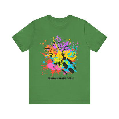 Watersplash Giraffe Tee - Stand Tall