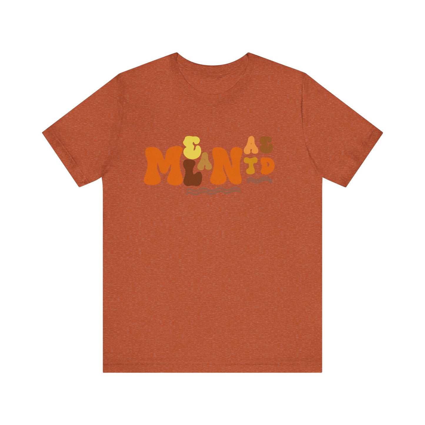 Melanated Bubble Letters T-shirt Design 2