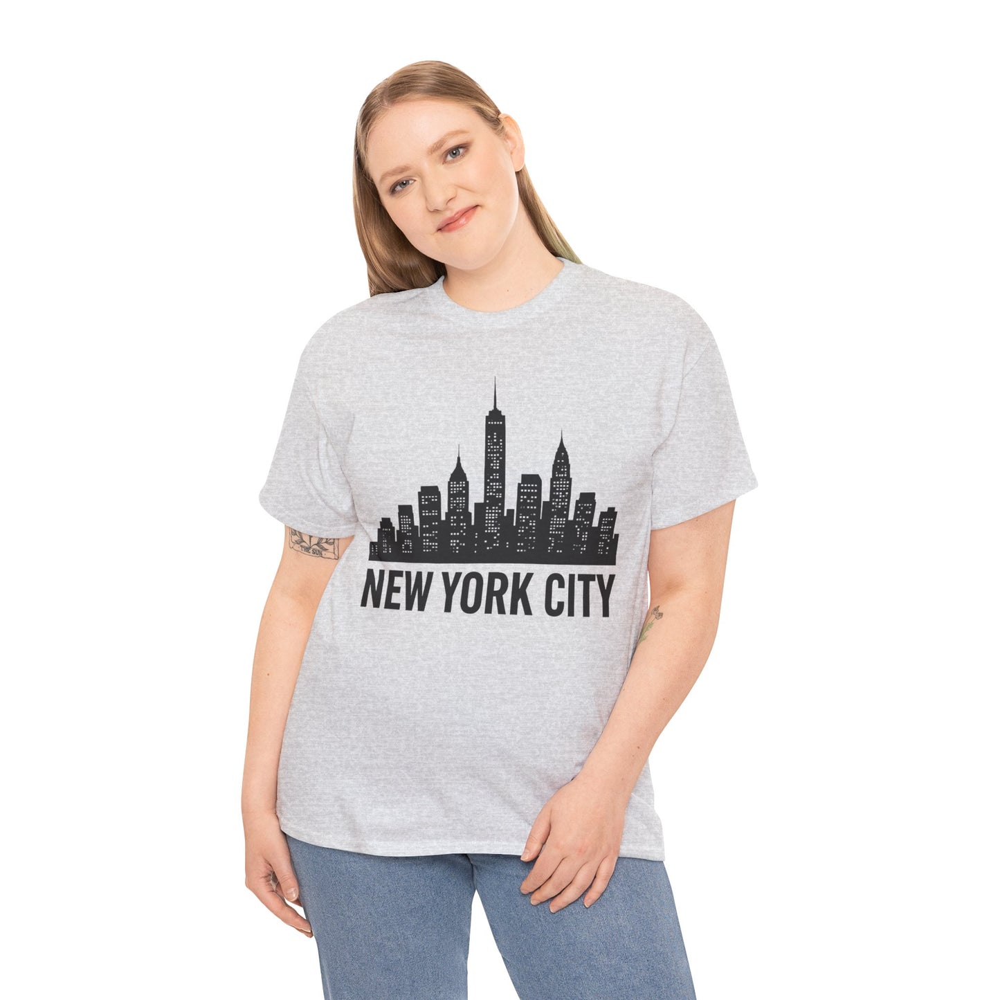 New York City Skyline T-Shirt — NYC Skyline Silhouette Tee