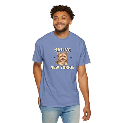 Native New Yorkie T-Shirt — Yorkie Mom/Dad NYC Dog Lover Tee