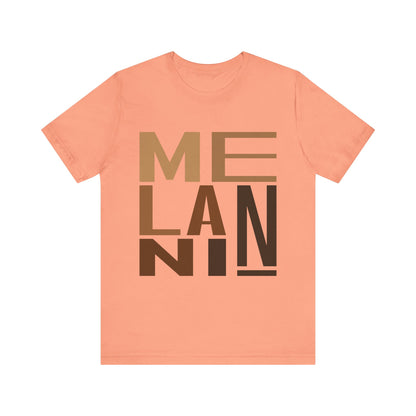 Melanin Text Art Tee