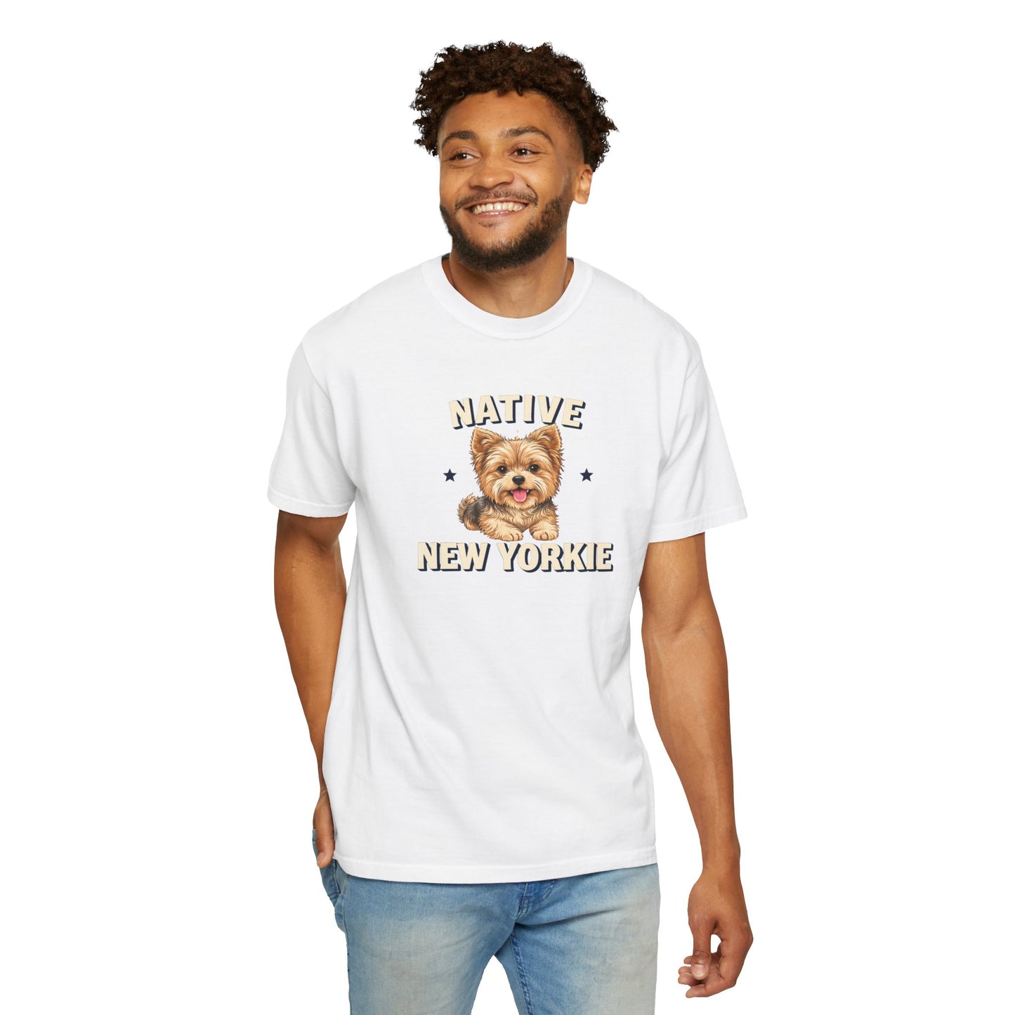 Native New Yorkie T-Shirt — Yorkie Mom/Dad NYC Dog Lover Tee
