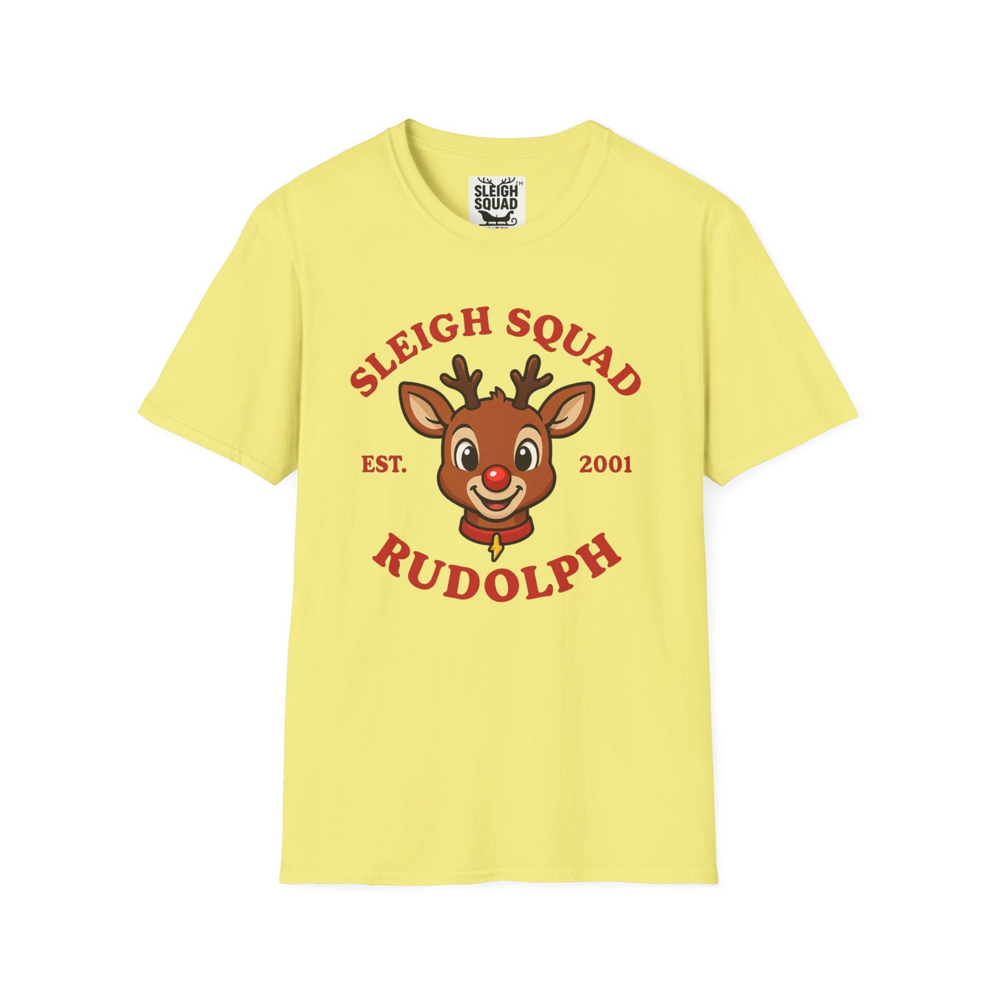 Sleigh Squad Unisex T-Shirt - Christmas Rudolph Tee
