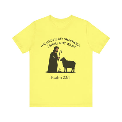 Christian Tee - Jesus Shepard and Black Sheep Design