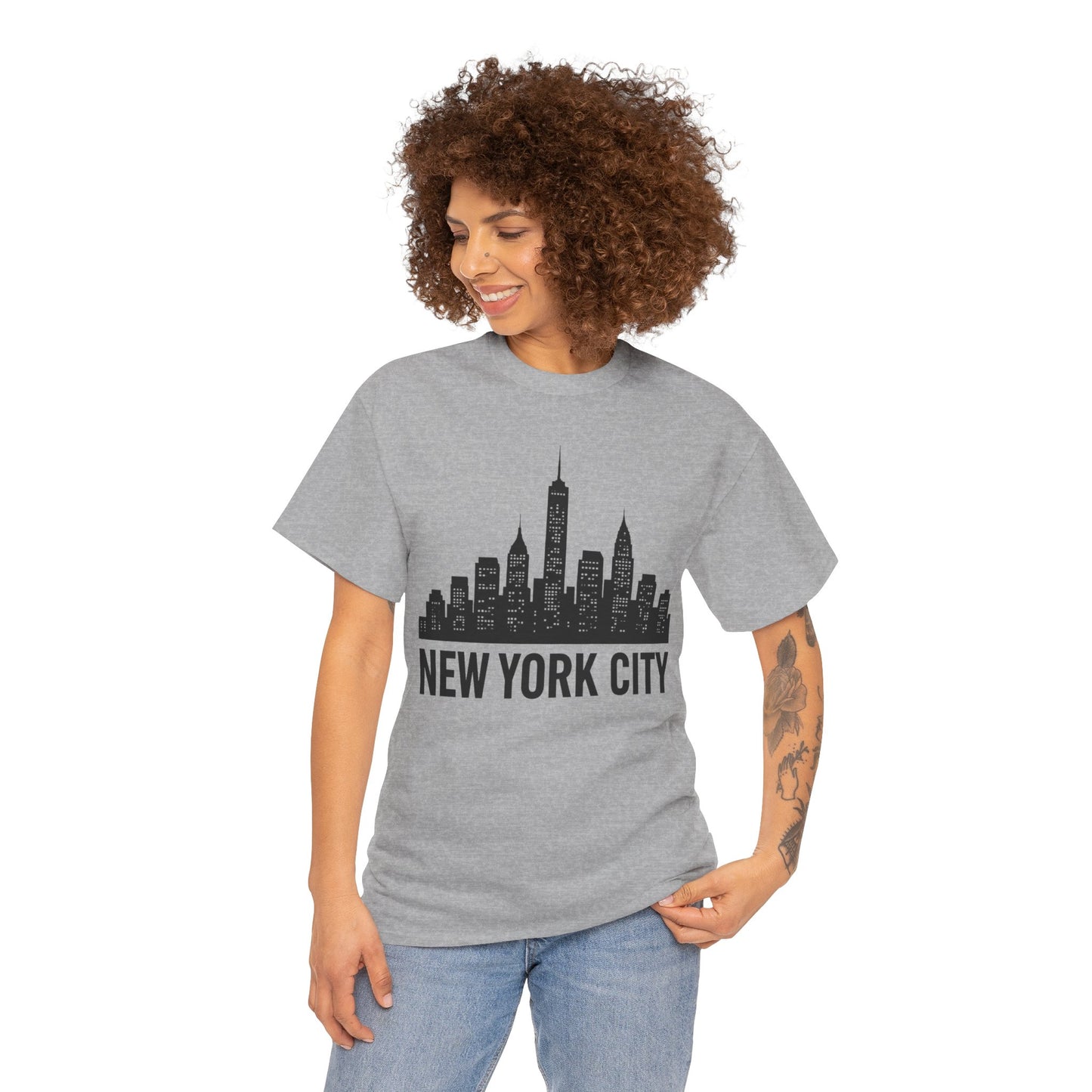 New York City Skyline T-Shirt — NYC Skyline Silhouette Tee