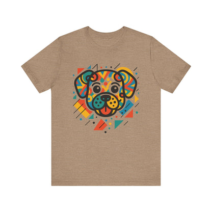 Abstract Dog Tee