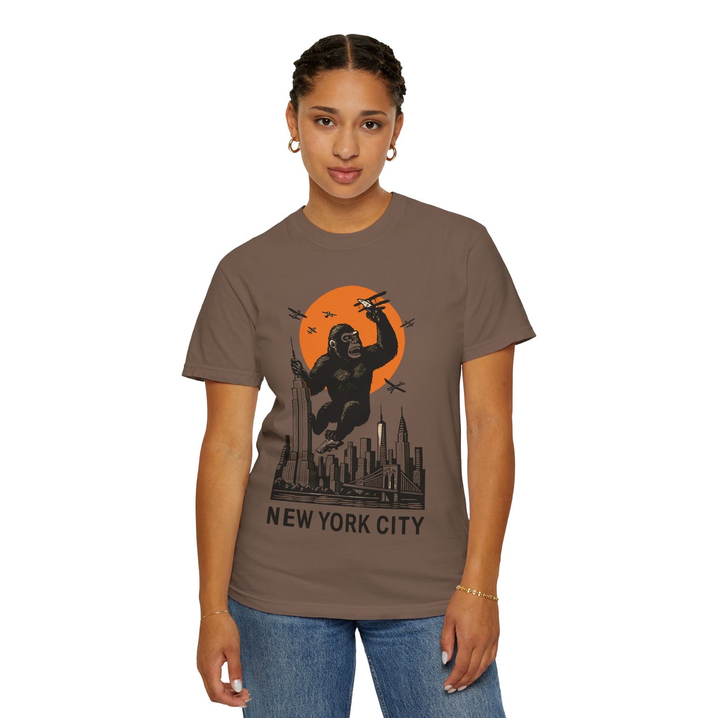 New York King Kong Skyline T-Shirt