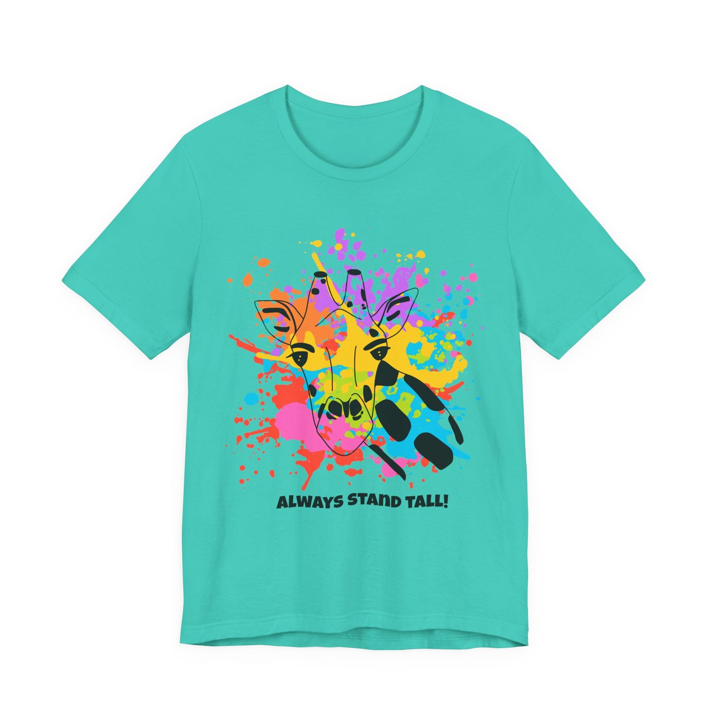 Watersplash Giraffe Tee - Stand Tall