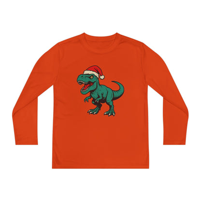 Long Sleeve Dinosaur Holiday Tee