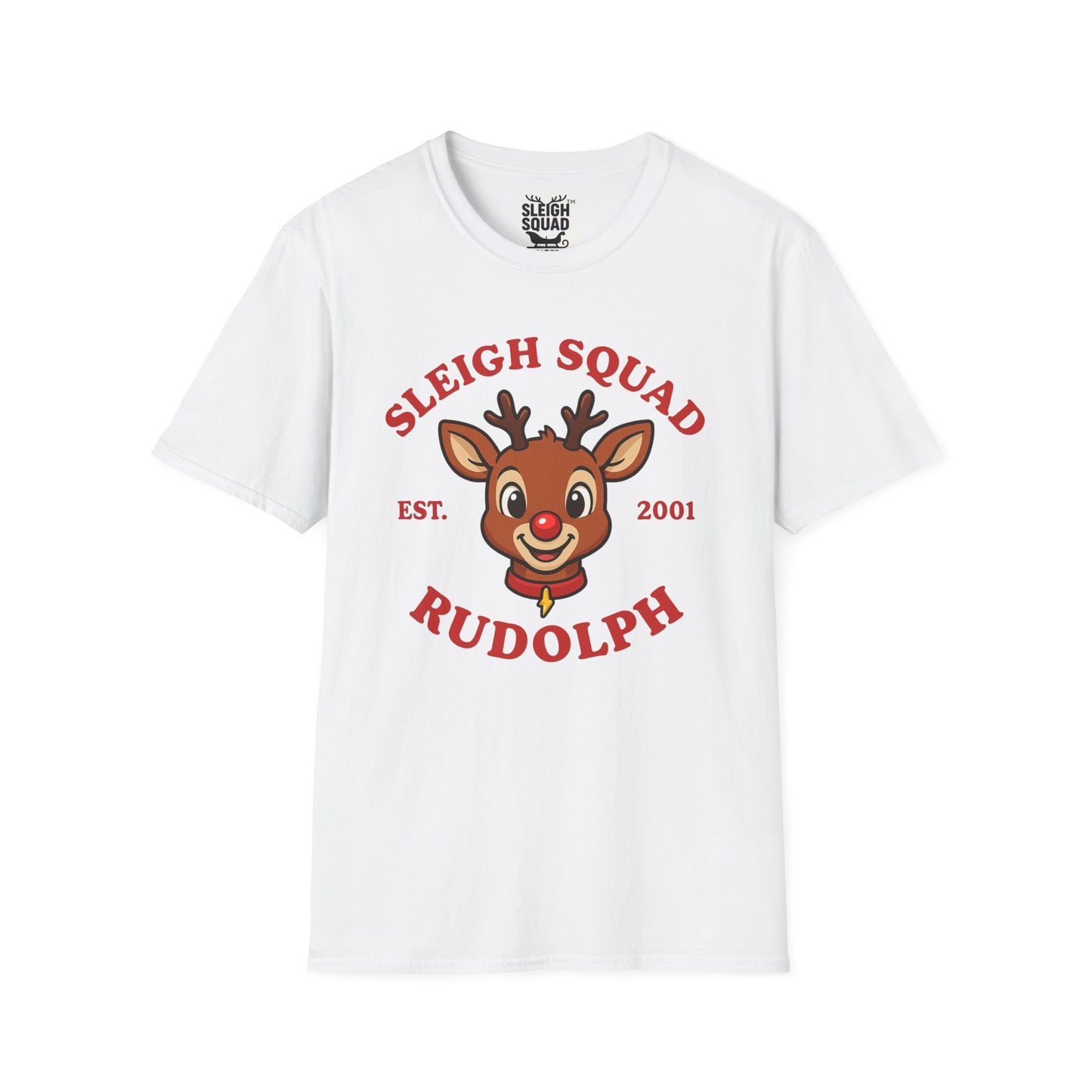 Sleigh Squad Unisex T-Shirt - Christmas Rudolph Tee
