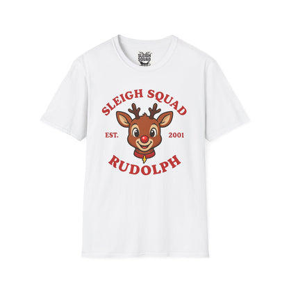 Sleigh Squad Unisex T-Shirt - Christmas Rudolph Tee