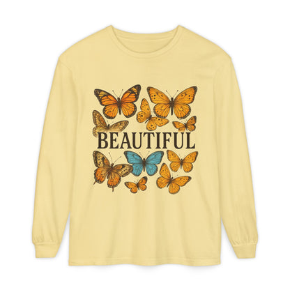 Beautiful Butterfly Long Sleeve T-Shirt, Eco-Friendly Cotton Tee, Casual Wear, Spring Fashion, Gift for Nature Lovers, Comfortable [...]