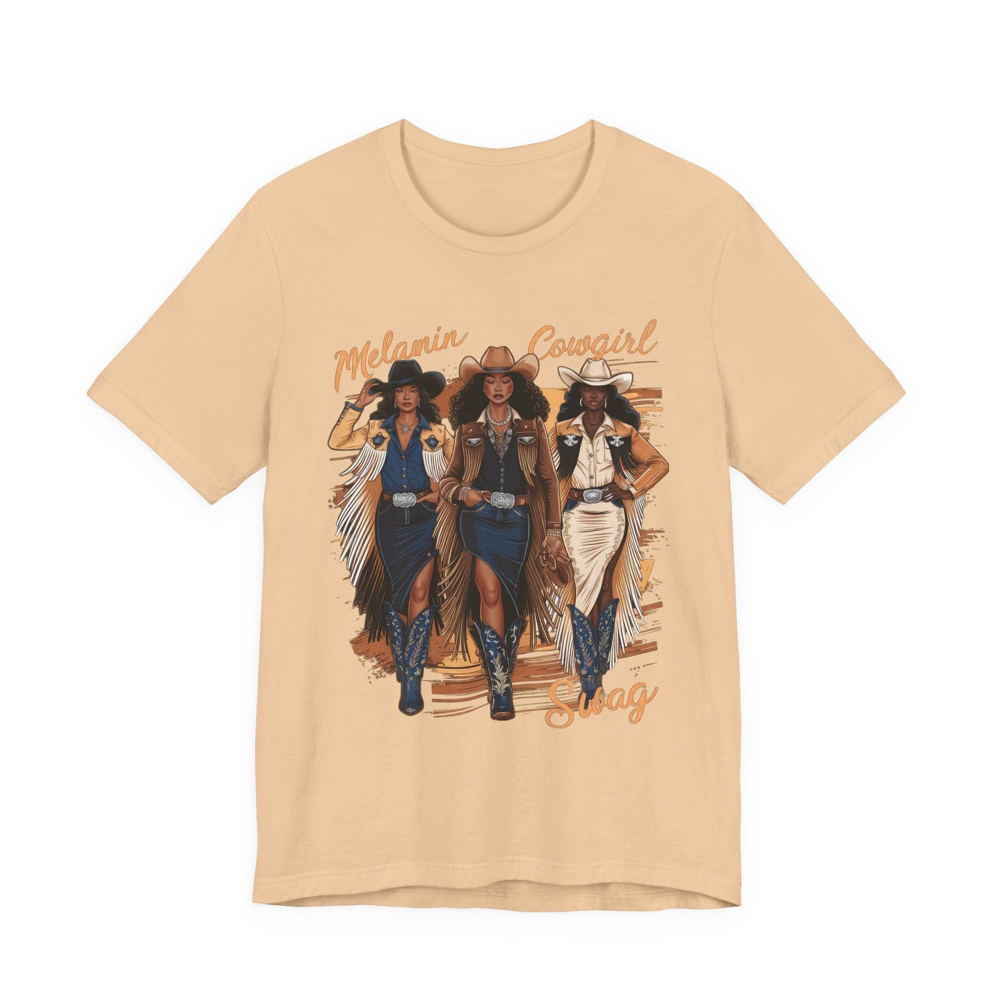3 Melanated Cowgirls Tee