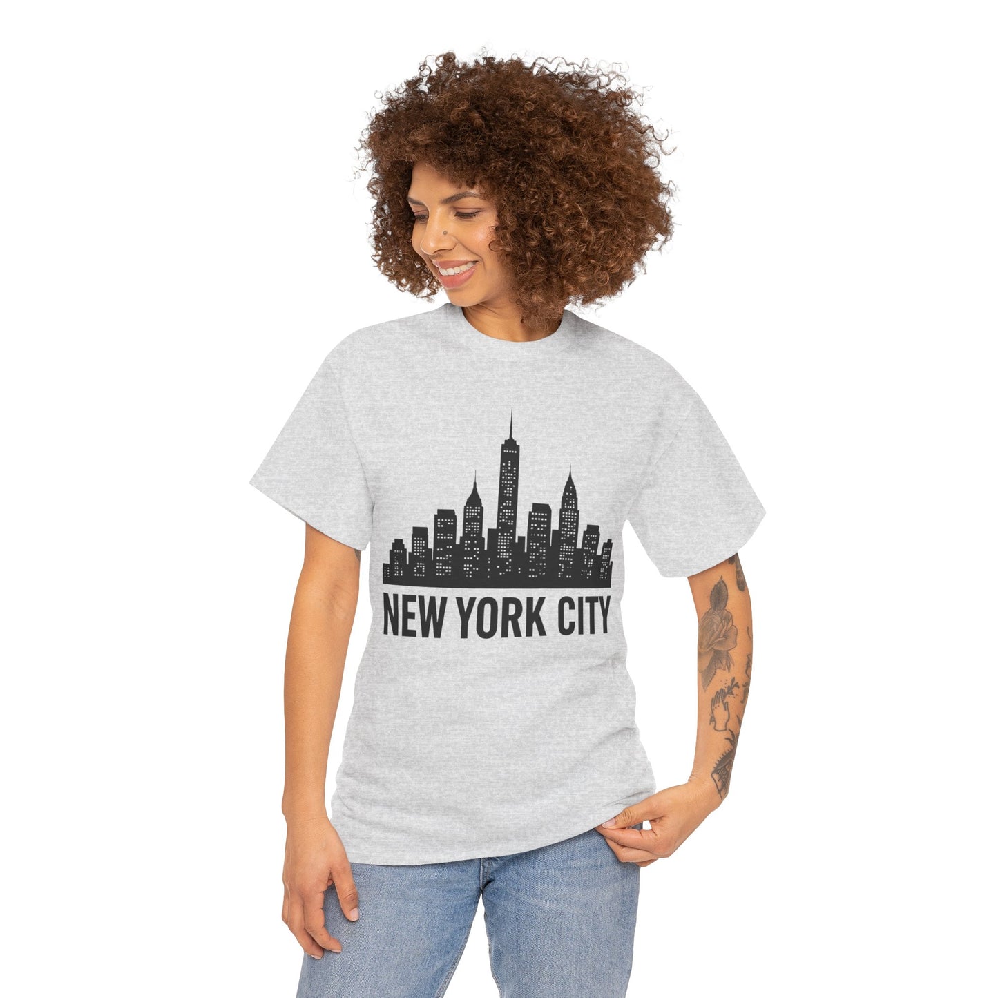 New York City Skyline T-Shirt — NYC Skyline Silhouette Tee