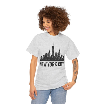 New York City Skyline T-Shirt — NYC Skyline Silhouette Tee