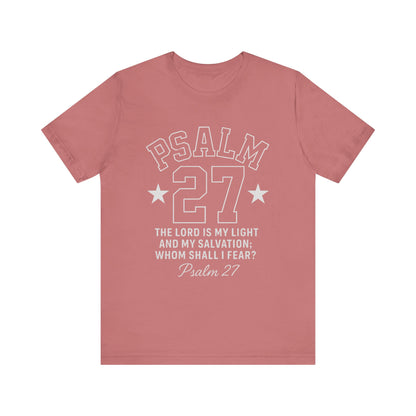 PSALM 27 Black Sporty Tee