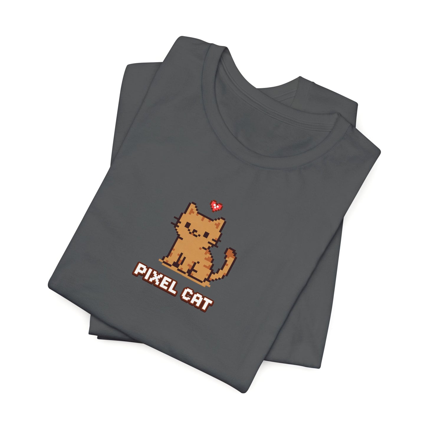 Pixel Cat T‑Shirt — Retro 8‑Bit Kitty Graphic Tee