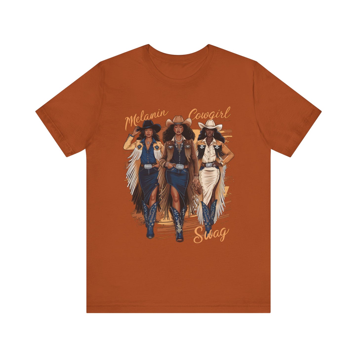 3 Melanated Cowgirls Tee