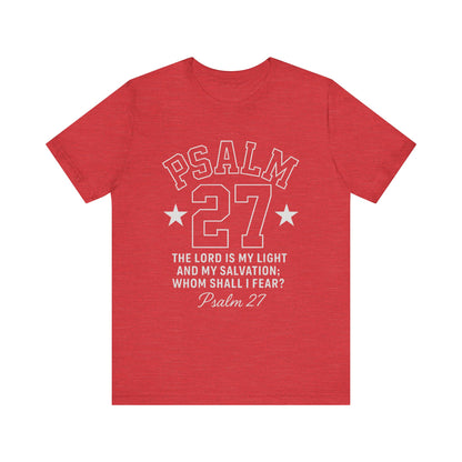 PSALM 27 Black Sporty Tee