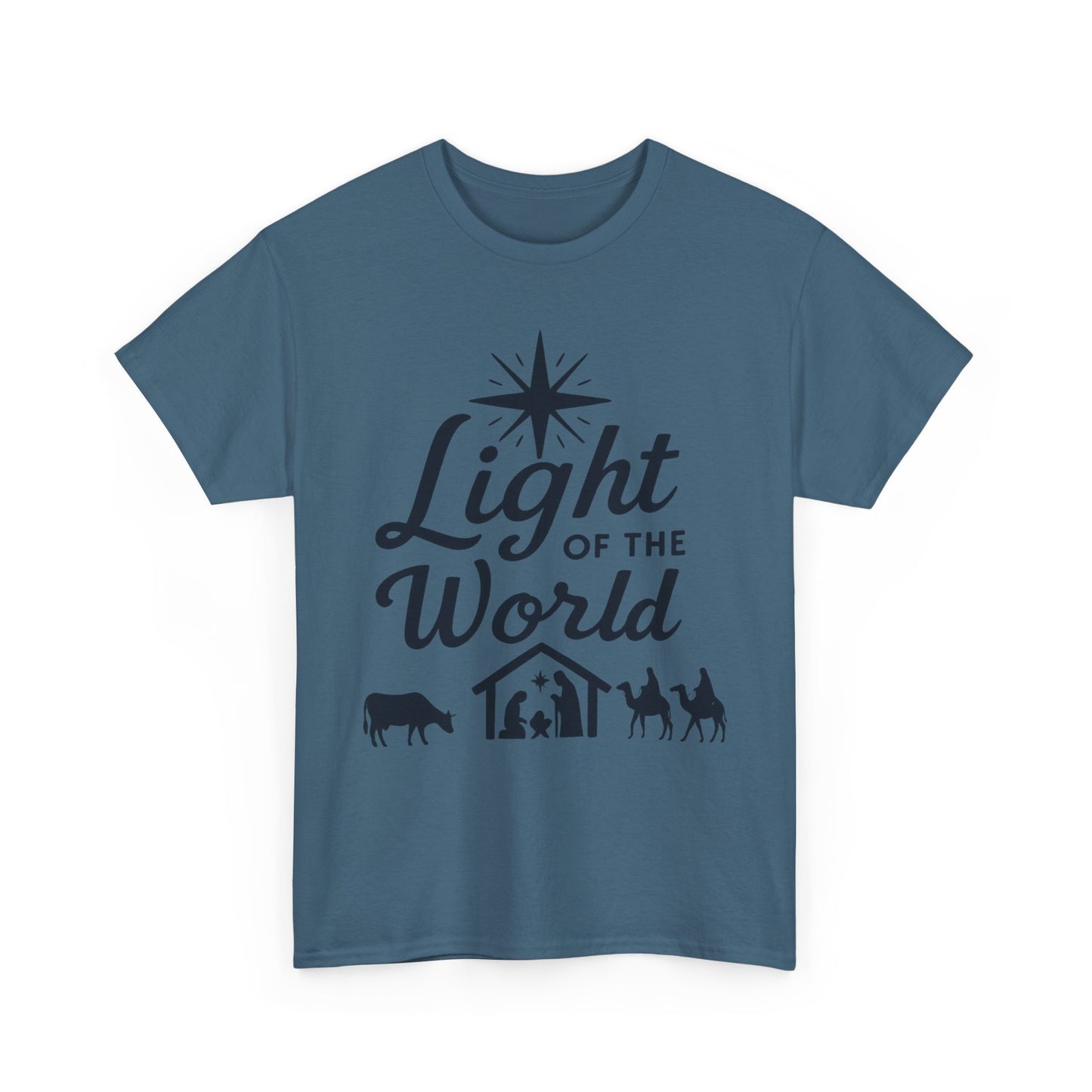 Nativity Unisex Tee - Light of the World - Dark Version