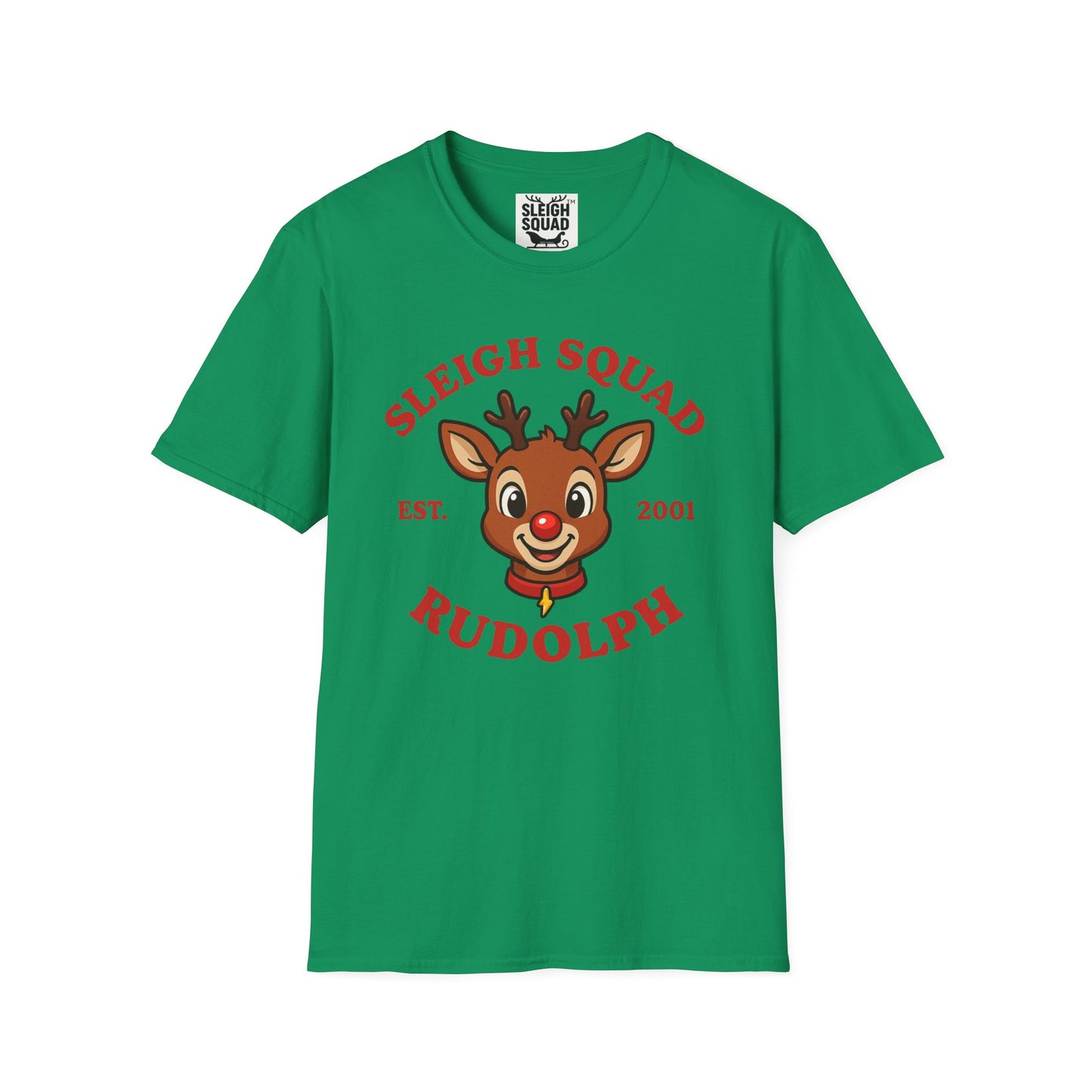 Sleigh Squad Unisex T-Shirt - Christmas Rudolph Tee