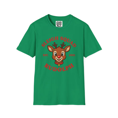 Sleigh Squad Unisex T-Shirt - Christmas Rudolph Tee