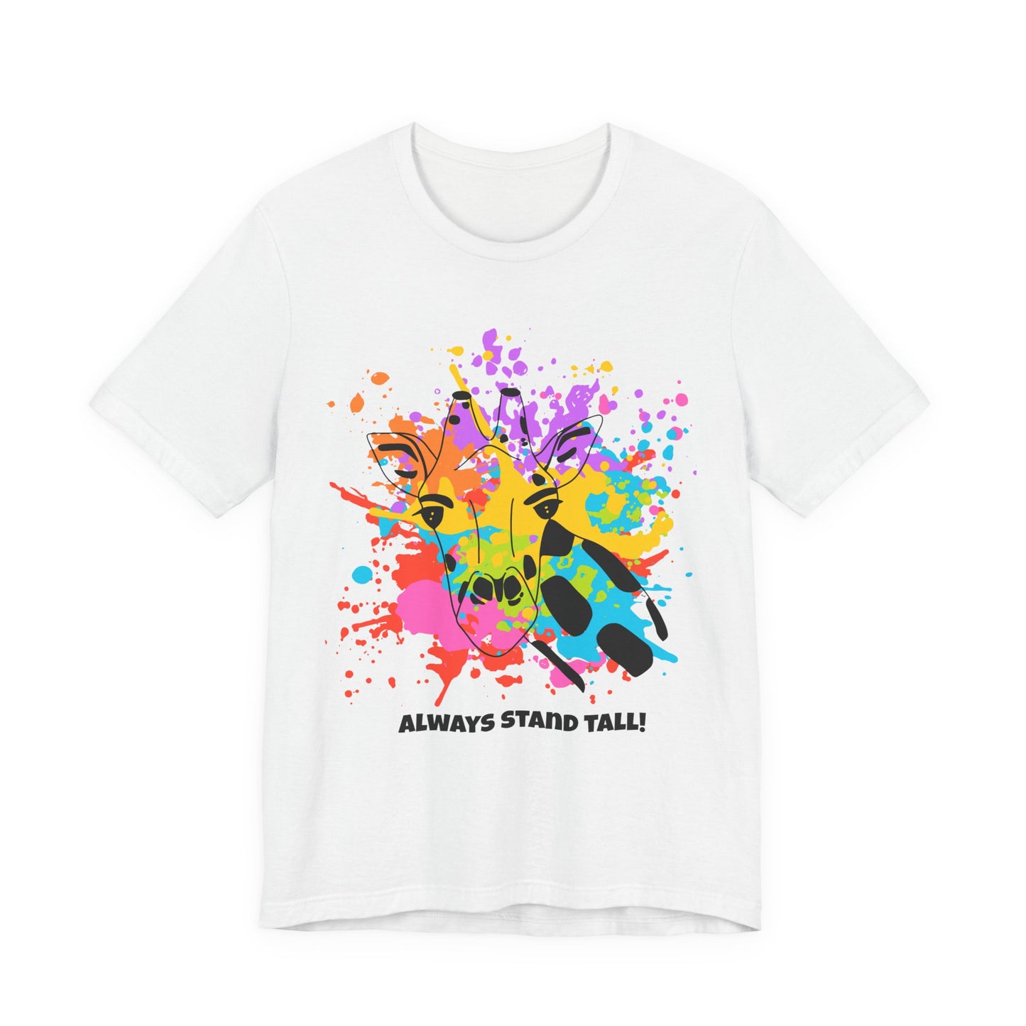 Watersplash Giraffe Tee - Stand Tall