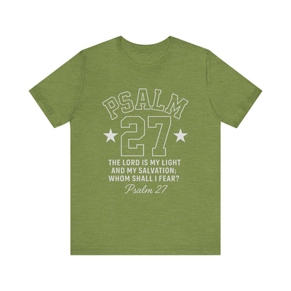 PSALM 27 Black Sporty Tee