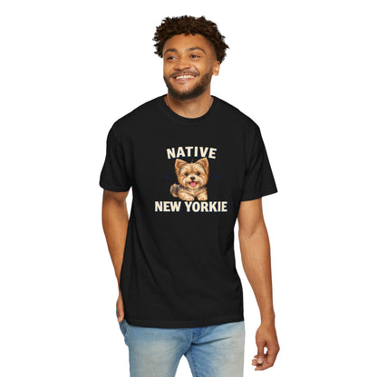 Native New Yorkie T-Shirt — Yorkie Mom/Dad NYC Dog Lover Tee