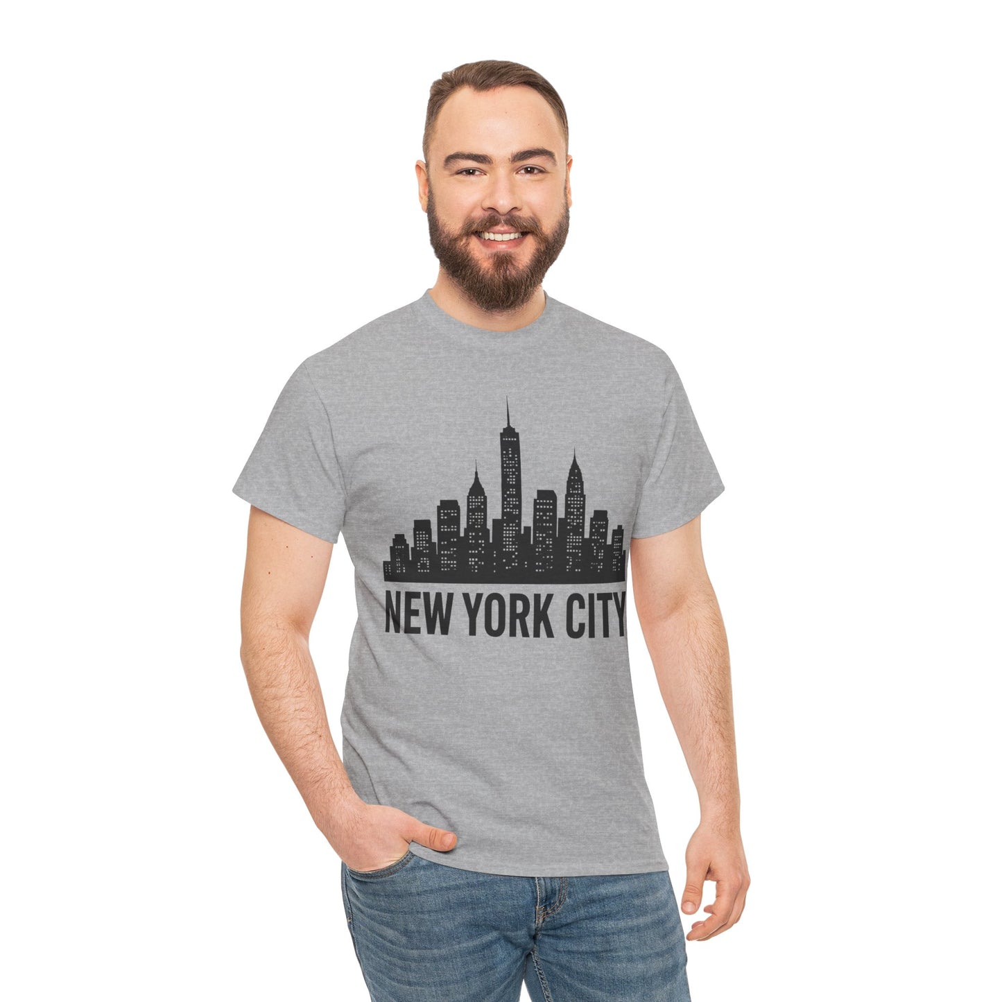 New York City Skyline T-Shirt — NYC Skyline Silhouette Tee