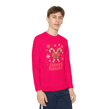 Long Sleeve Tee - Shiny & Bright Snowflake Design