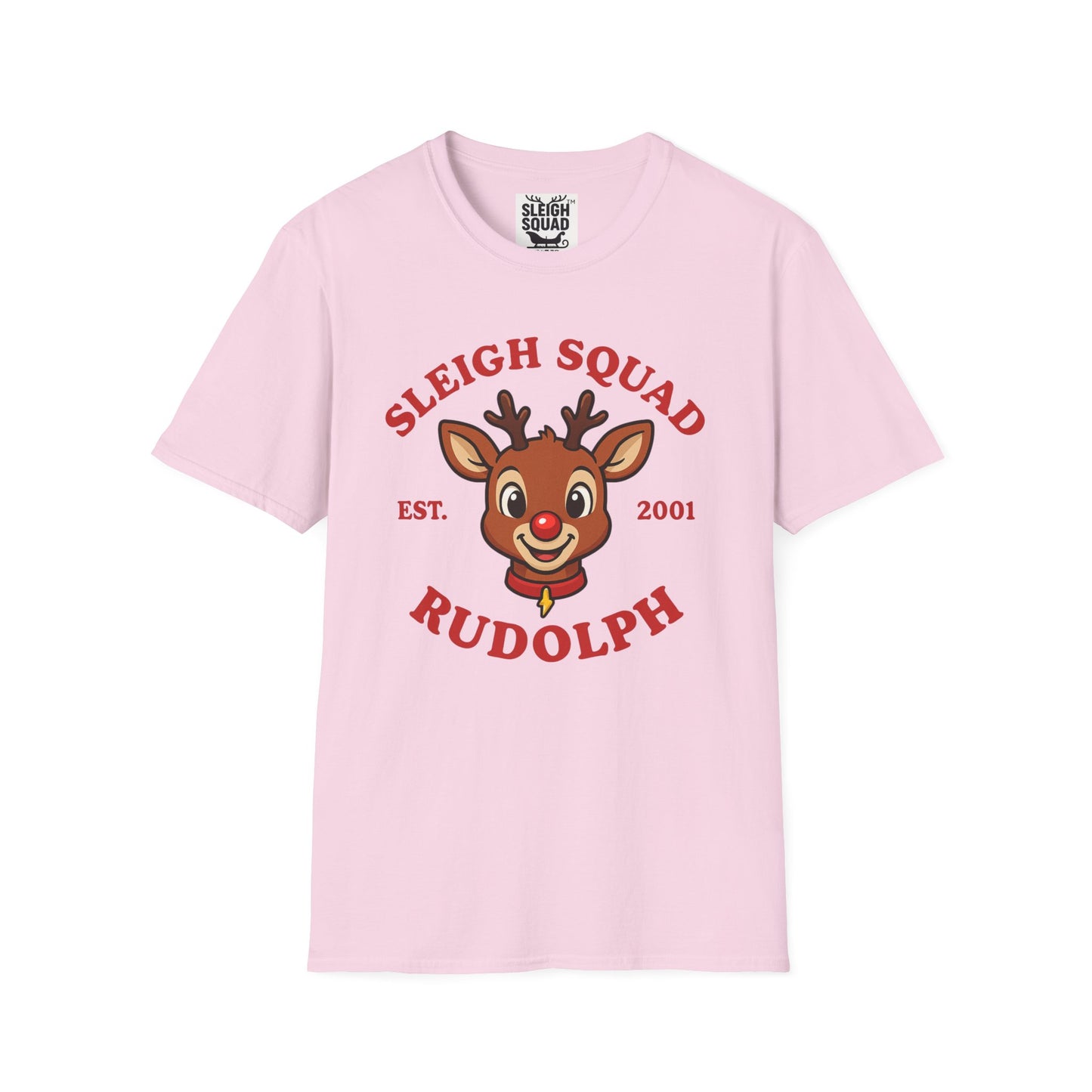 Sleigh Squad Unisex T-Shirt - Christmas Rudolph Tee