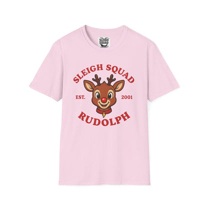 Sleigh Squad Unisex T-Shirt - Christmas Rudolph Tee