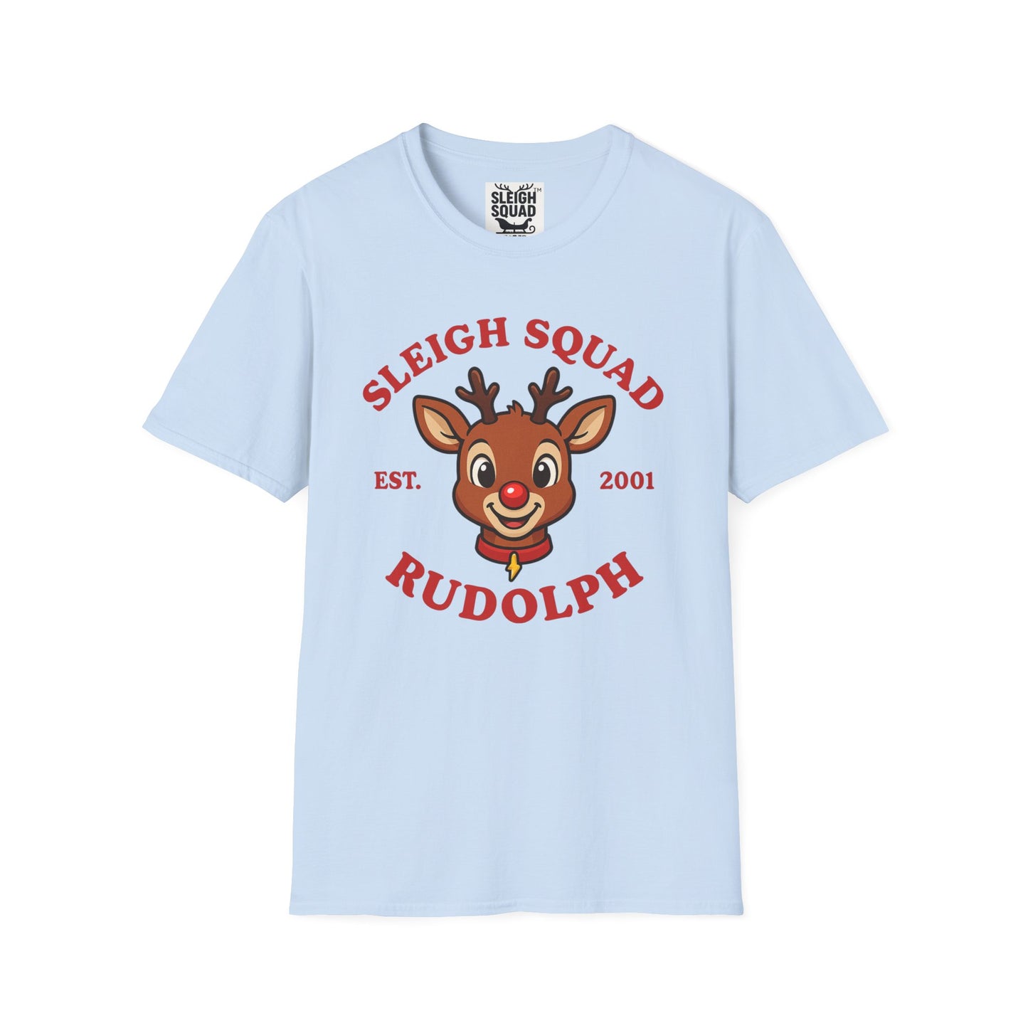 Sleigh Squad Unisex T-Shirt - Christmas Rudolph Tee